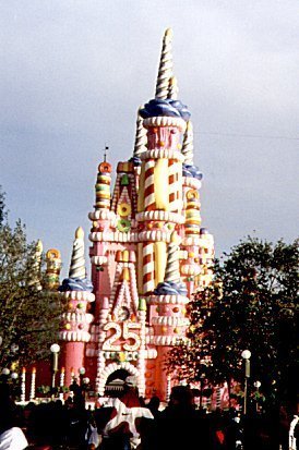 Cinderella's Castle decorated as a cake